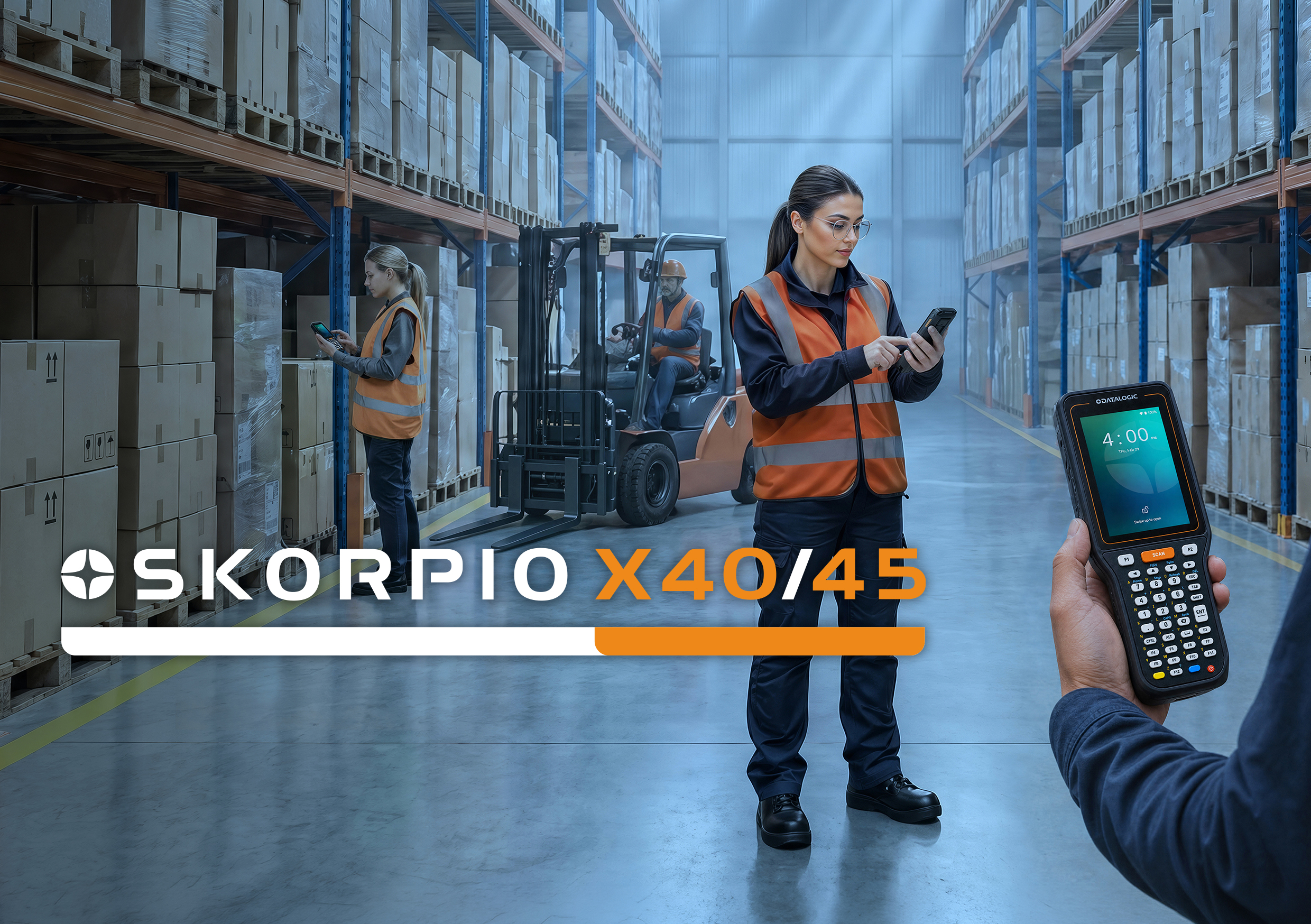 Skorpio X40/45: LE NOUVEAU TERMINAL MOBILE CONÇU POUR LES OPÉRATIONS EN CONTINU